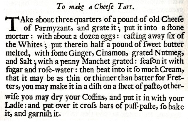 To Make a Cheese Tart